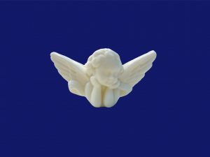 Figurita ángel blanco