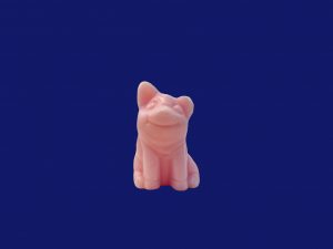 Figurita cerdo rosa