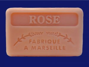 Jabón de manteca de karité fragancia rosa