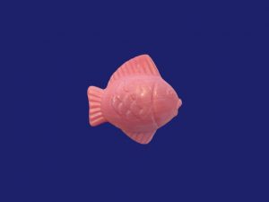 Figurita pez rosa