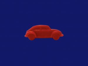 Figurita coche rojo
