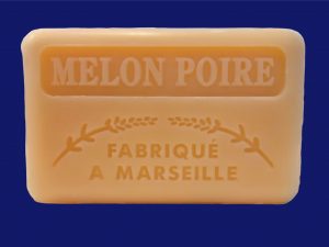 Jabón de manteca de karité fragancia melón pera