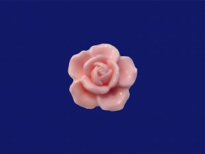 Figurita flor rosa