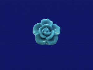 Figurita flor azul