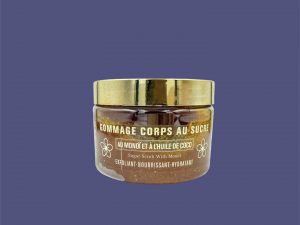 Exfoliante corporal de azúcar con monoï