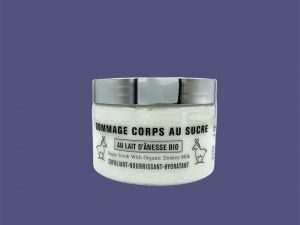 Exfoliante corporal con azúcar de leche de burra