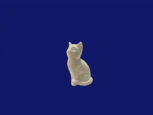 Figurita gato blanco