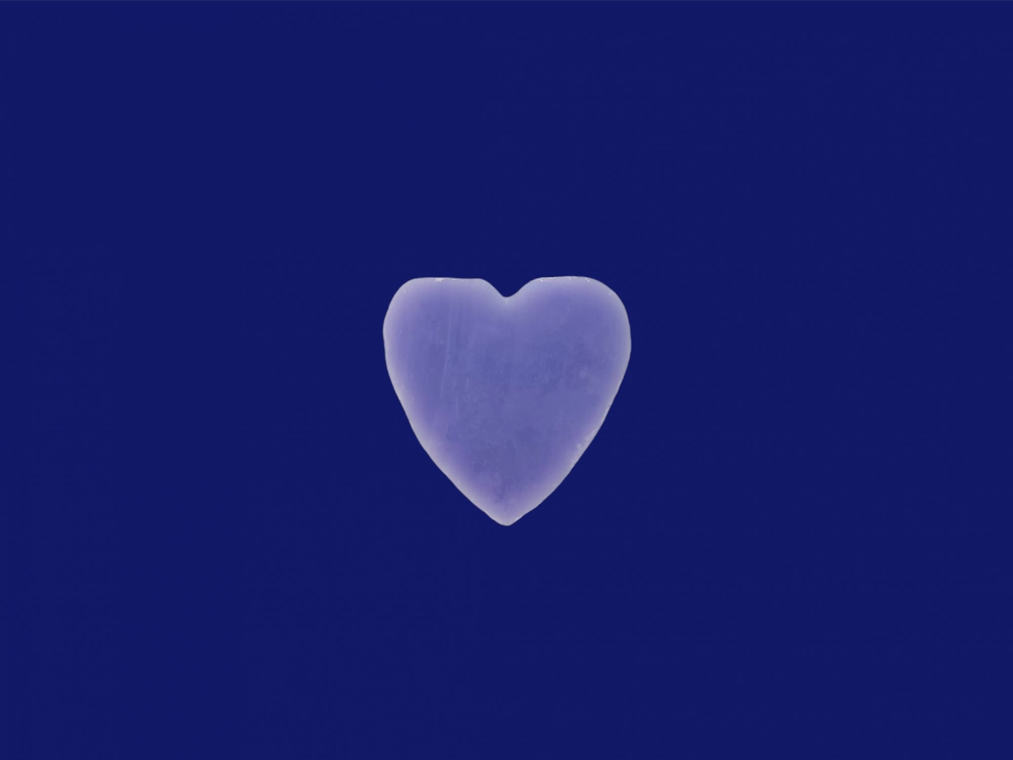 Corazón de manteca de karite fragancia lavanda