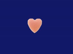 Corazón de manteca de karite fragancia rosa