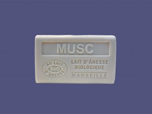 Jabón de leche de burra fragancia musc 60g