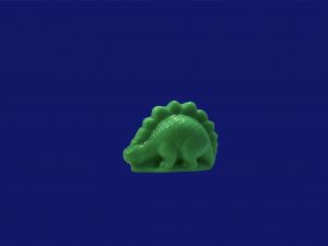Figurita dinosaurio verde