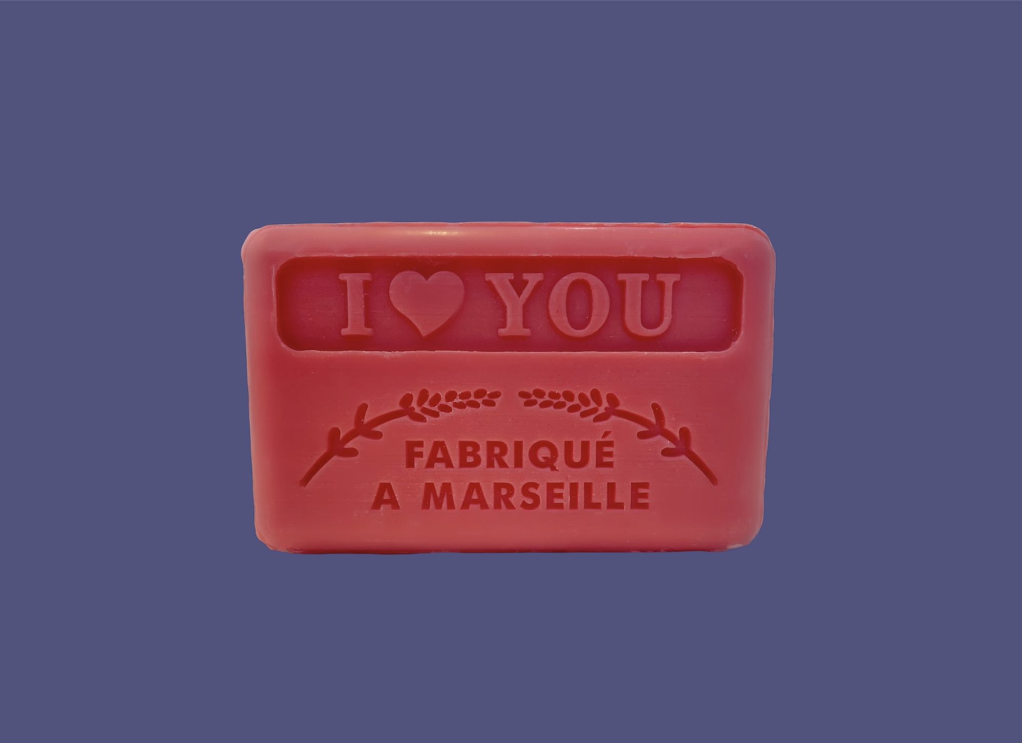 Jabón de manteca de karité fragancia I❤️U 60g