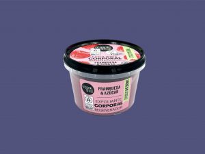 Exfoliante corporal regenerador de frambuesa y azúcar
