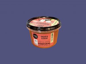 Exfoliant corporal restaurador de cacao y azúcar