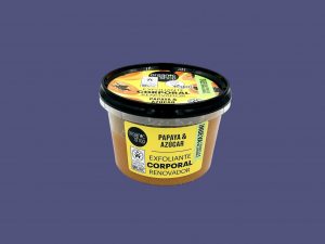 Exfoliante corporal renovador de papaya y azúcar