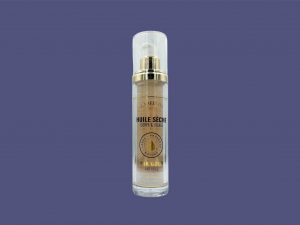 Aceite seca con purpurina de oro 24k para el cuerpo, cara y pelo