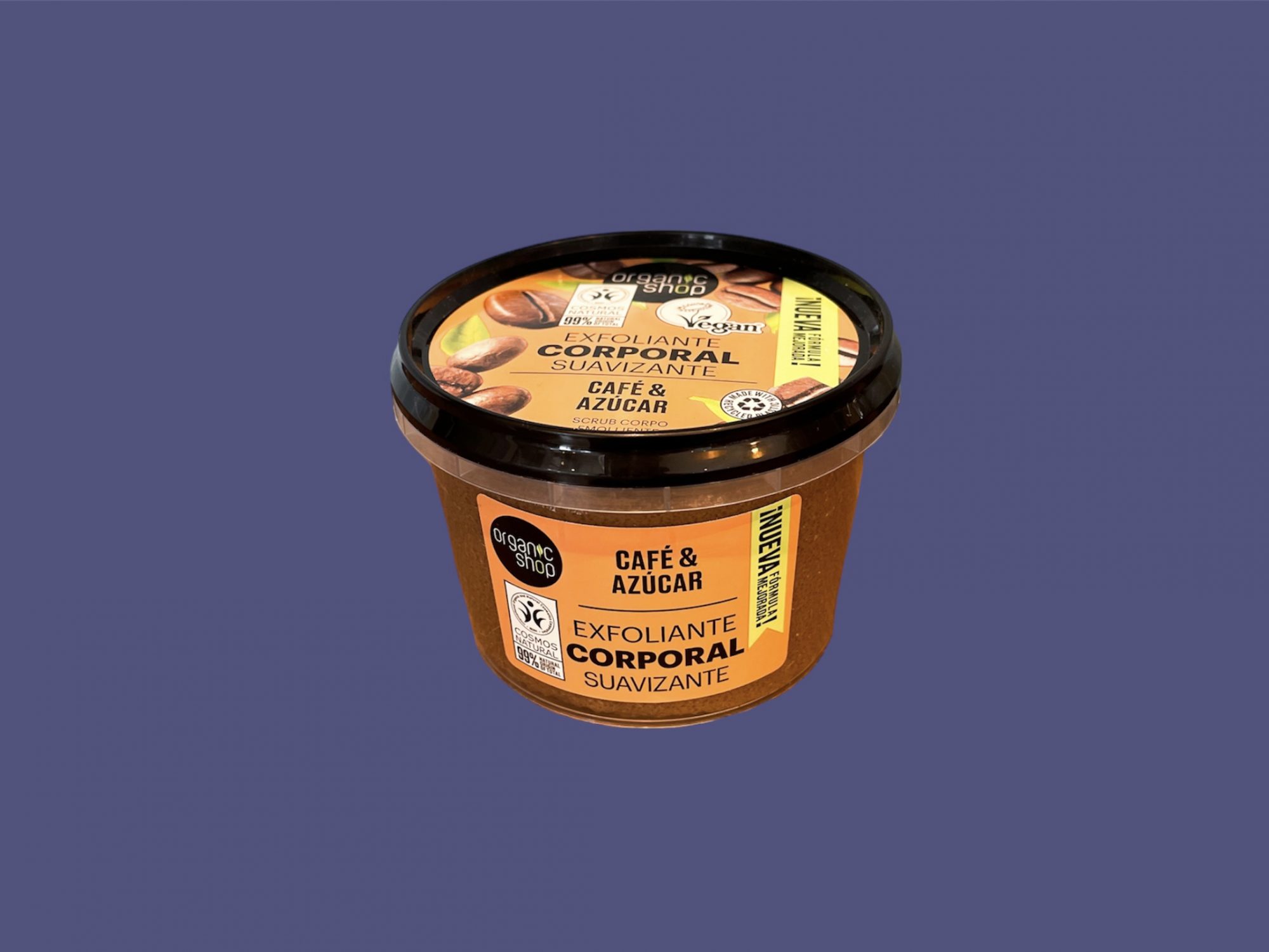 Exfoliante corporal suavizante de café y azúcar