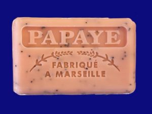 Jabón de manteca de karité fragancia papaya