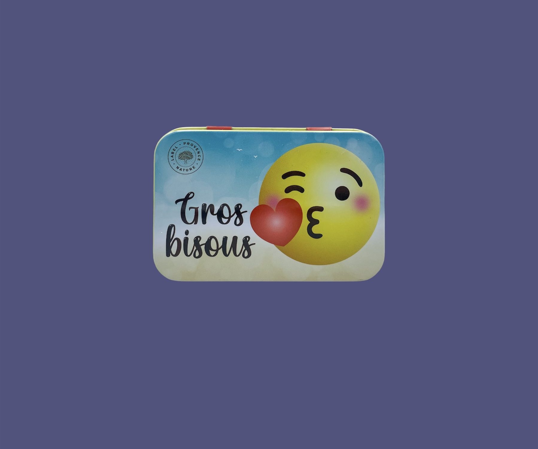 Caja metálica 125g muchos besos