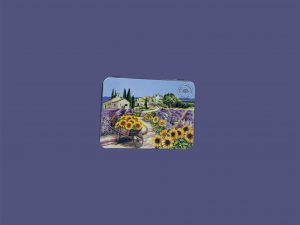 Caja metálica 60g campo de girasol