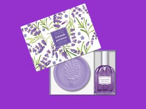 Cofre jabón y perfume 25ml de lavanda