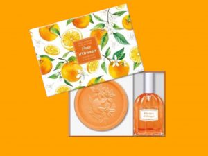 Cofre jabón y perfume 25ml de flor de naranjo