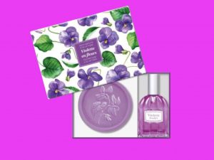 Cofre jabón y perfume 25ml de violeta