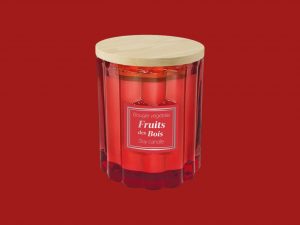 Vela de cera de soja 100g de frutos del bosque