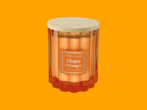 Vela de cera de soja 100g de flor de naranjo